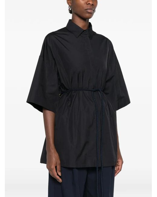 Max Mara Black Ancora Blouse