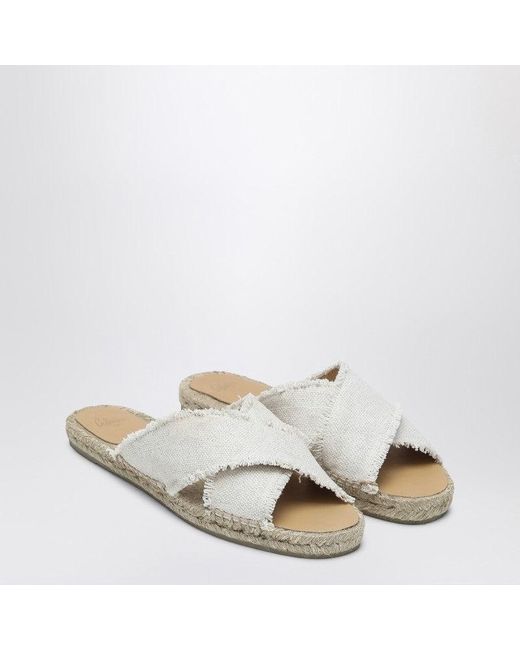 Castaner White Palmera Slip-On