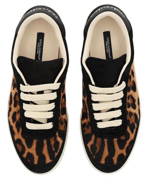 Dolce & Gabbana Black Dolce & Gabbana Saint Tropez Sneaker