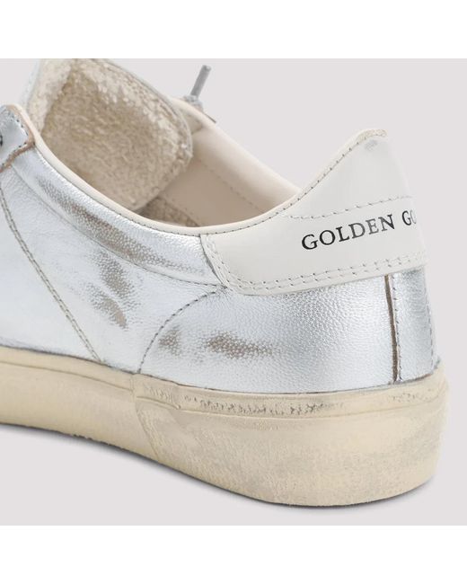 Golden Goose Deluxe Brand White Soul-Star Sneakers