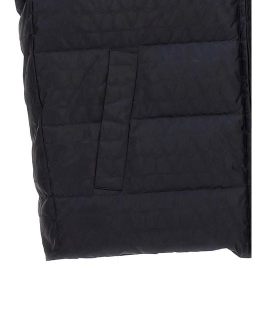 Valentino Garavani Blue 'Toile Iconographe' Vest for men
