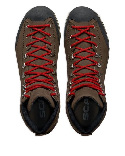 SCARPA Brown Dark Sneakers for men