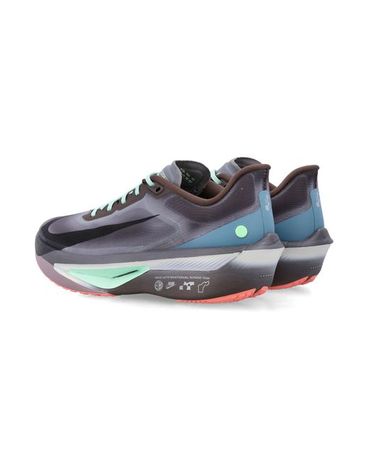 Nike Blue Zoom Fly 6 Road Racing Shoes for men
