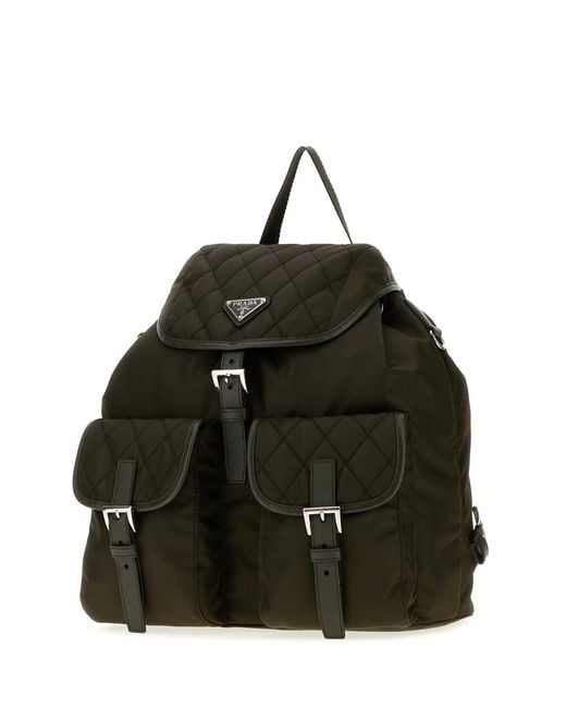 Prada Black Geren Re-Nylon Backpack