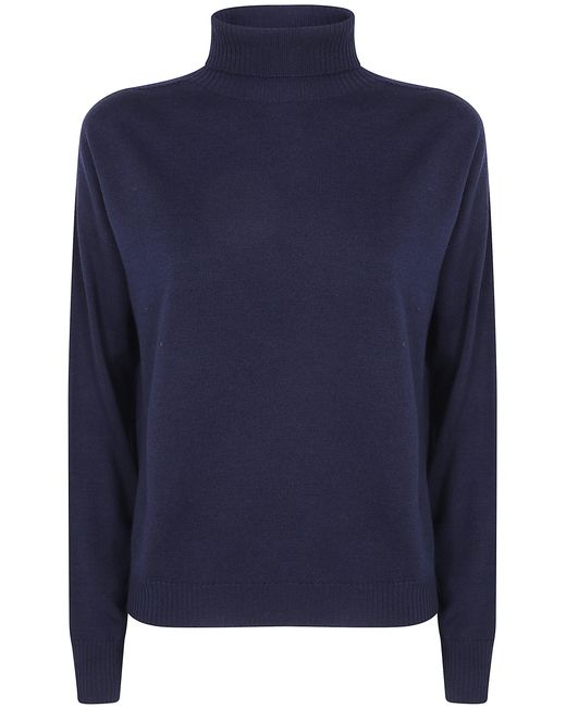Drumohr Blue Turtle Neck Sweater