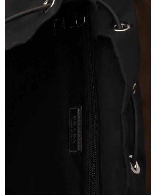 Prada Black Re-Nylon Backpack for men