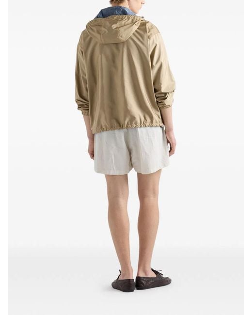 Prada Natural Re-Nylon Reversible Blouson Jacket for men