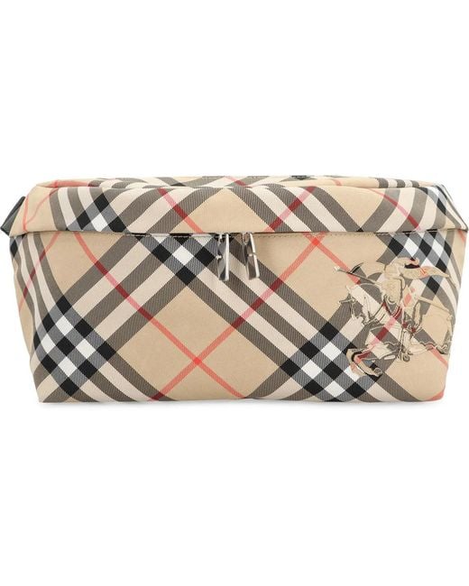 Burberry Natural Technical Fabric Belt Bag for men