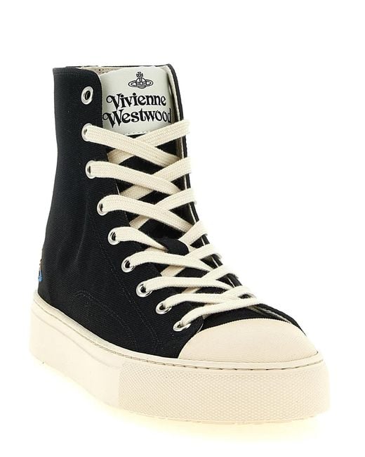 Vivienne Westwood Black 'Plimsoll' Sneakers