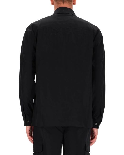 Versace Jeans Couture Black Zippered Shirt for men