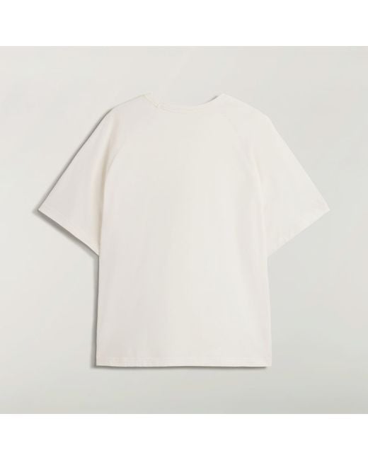 Y-3 White Boxy Ss Tee for men