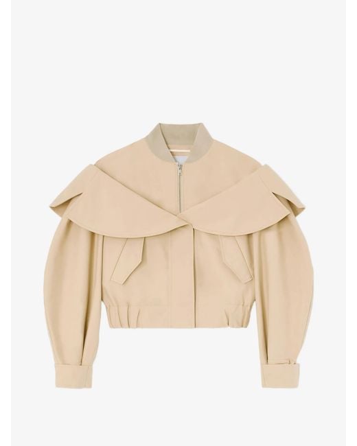 Ganni Natural Cotton Bomber