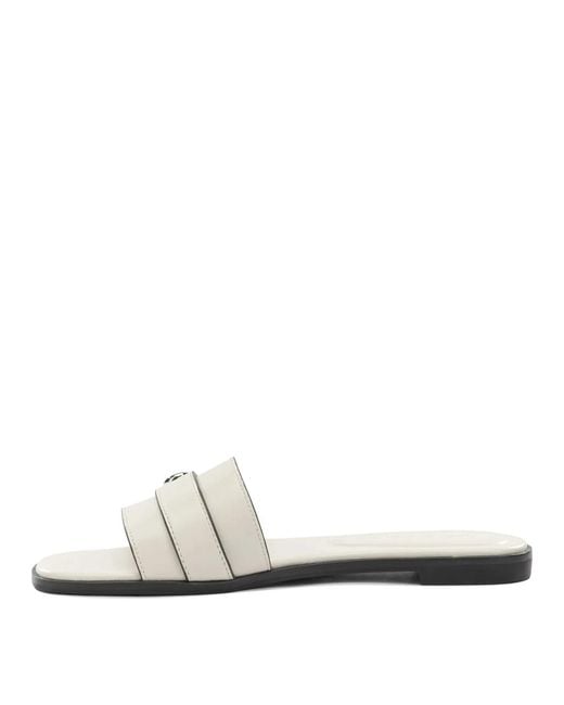 Tory Burch White Leather Sandals