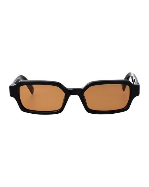 Retrosuperfuture Brown Acetate Sunglasses