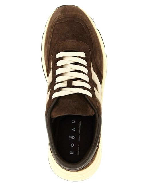 Hogan Brown Hyperlight' Sneakers for men