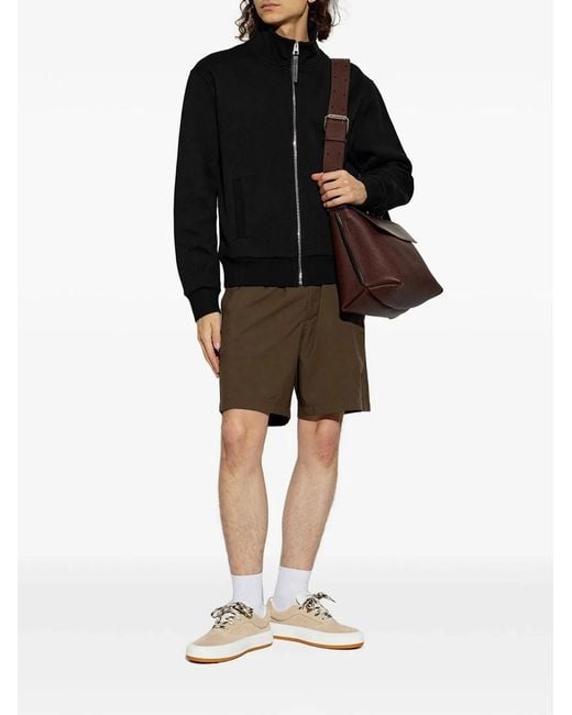 Givenchy Black Chevron And Jacquard Sweatshirt for men