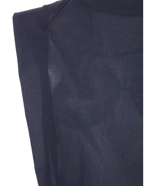 Jacquemus Blue "La Robe Drap" Midi Dress
