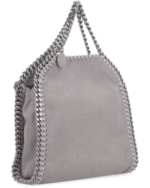 Stella McCartney Gray Falabella Tiny Mini Crossbody Bag