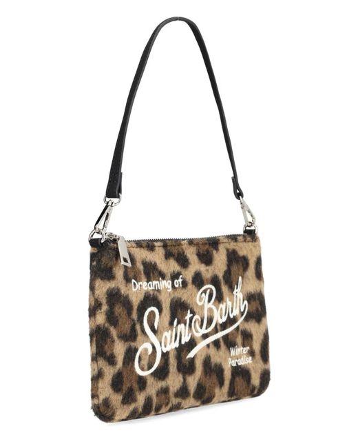 Mc2 Saint Barth Black "Parisienne Mini Felt" Bag