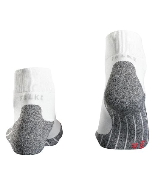 Falke White Ru4 Light Short Socks