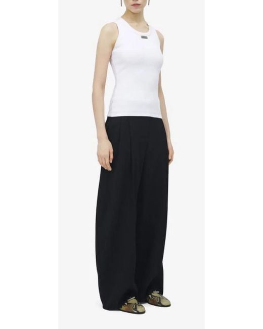 McQueen White Optical Cotton Sweaters