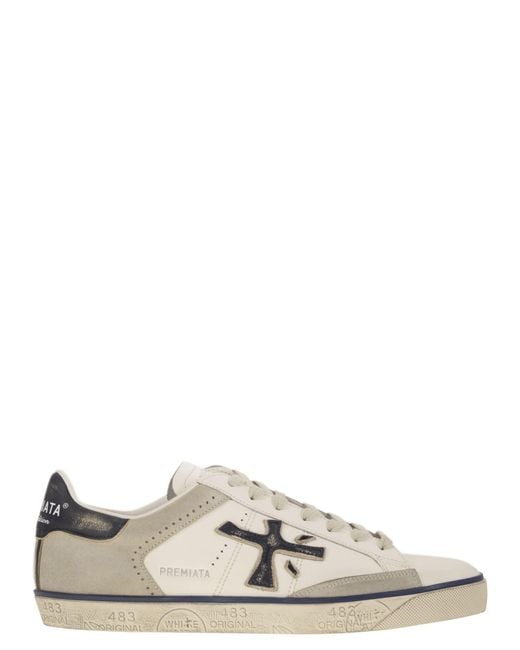 Premiata White Steven 7285 for men