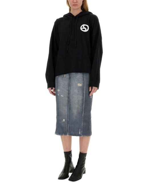 Acne Black Hoodie