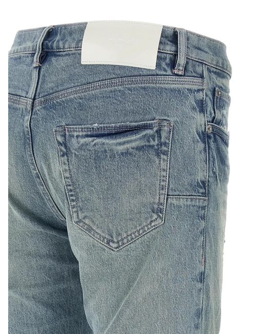 Purple Blue 'P001 Repairs' Jeans for men