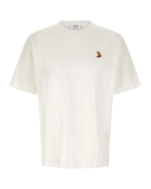 Maison Kitsuné White 'Dreaming Fox' T-Shirt for men
