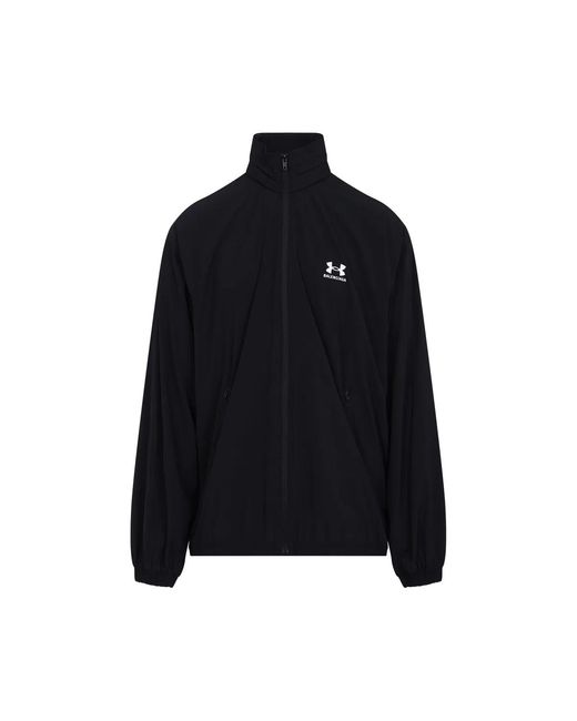 Balenciaga Black Stretch Nylon X Under Armour Jacket