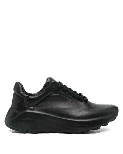 Roberto Del Carlo Black "Nappa" Sneakers