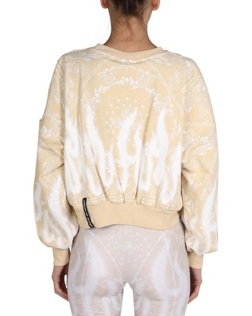 Vision Of Super White Paisley Pattern Sweatshirt