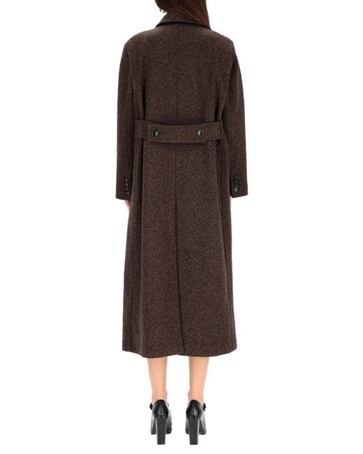 Max Mara Brown Gappotto Bow