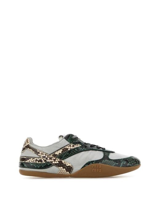 Miu Miu Green Allacciate