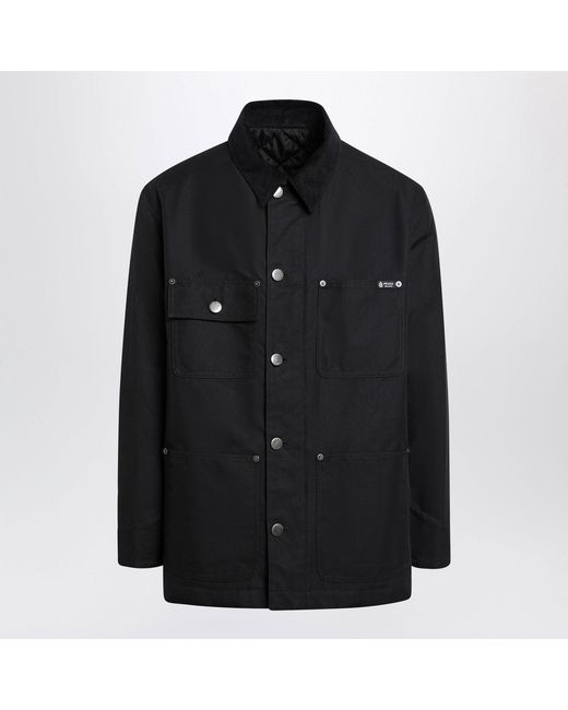 Prada Black Jacket With Corduroy Collar for men