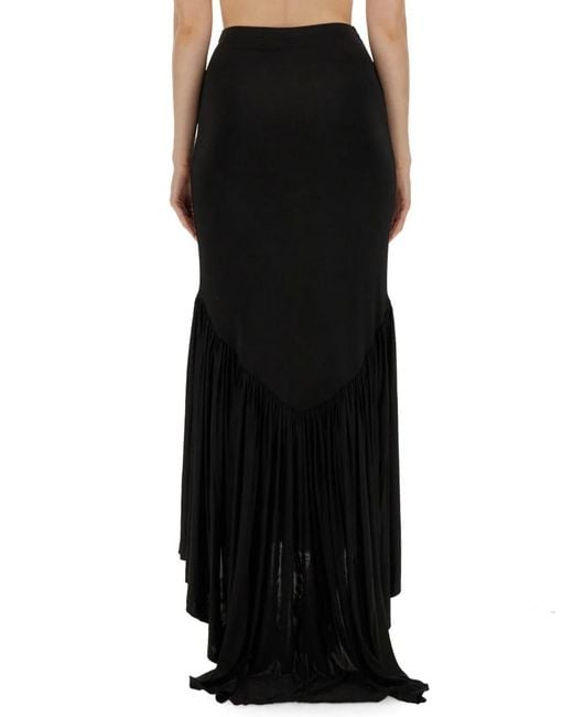 Nina Ricci Black Jersey Skirt