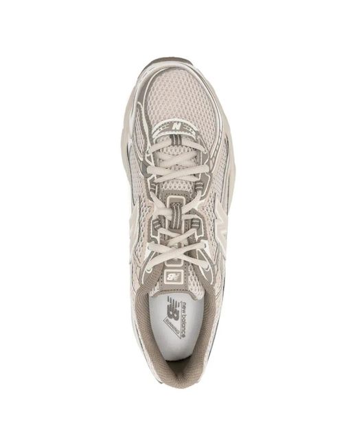 New Balance White "Tier 2" Synthetic Mesh Lifestyle Sneakers