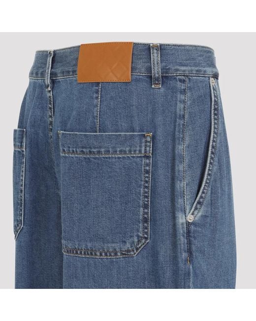 Bottega Veneta Blue Mid Straight Leg Jeans for men