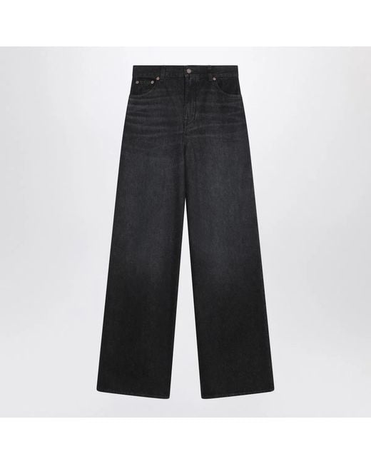 Chloé Gray Loose Washed Jeans
