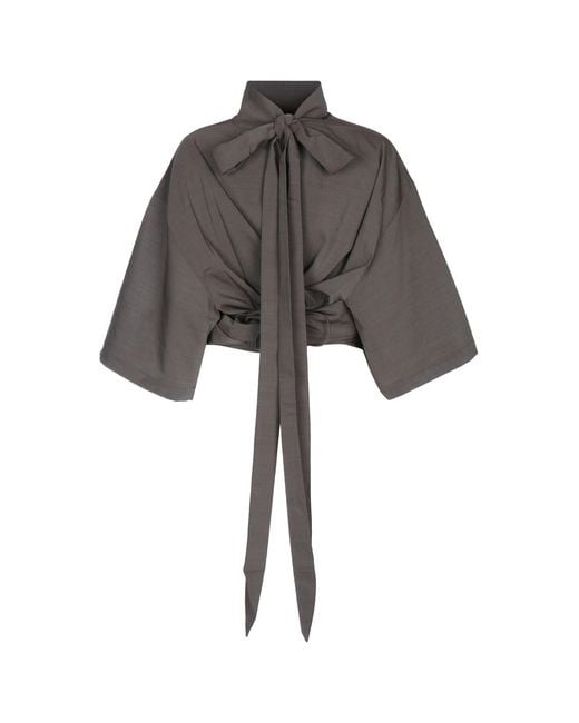 Jacquemus Brown La Blouse Havana