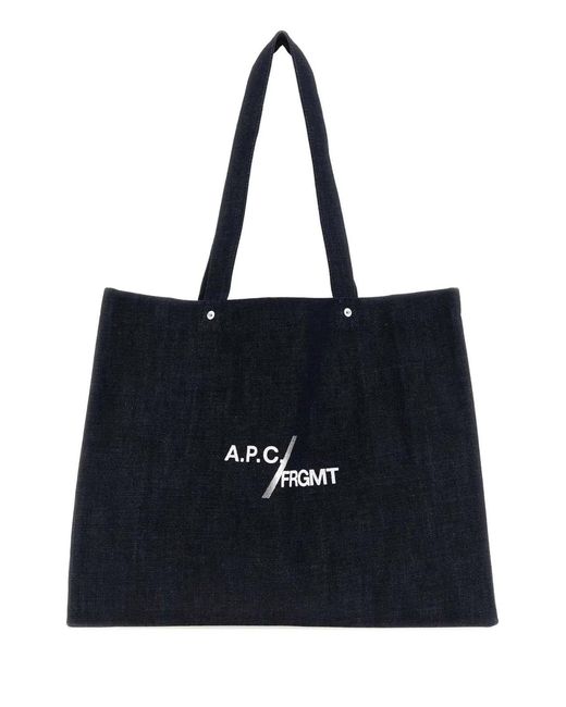 A.P.C. Black Shopping Je Sors Ce Soir for men