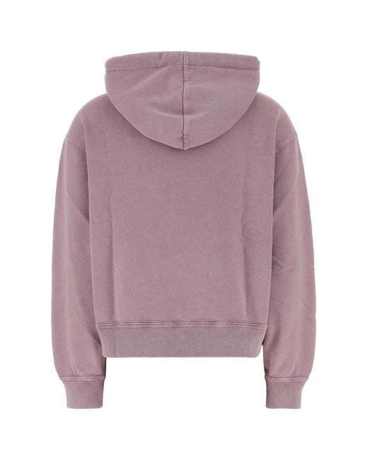 Isabel Marant Purple Lilac Cotton Blend Salmy Sweatshirt