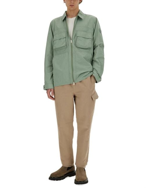 Woolrich Green Nylon Shirt for men