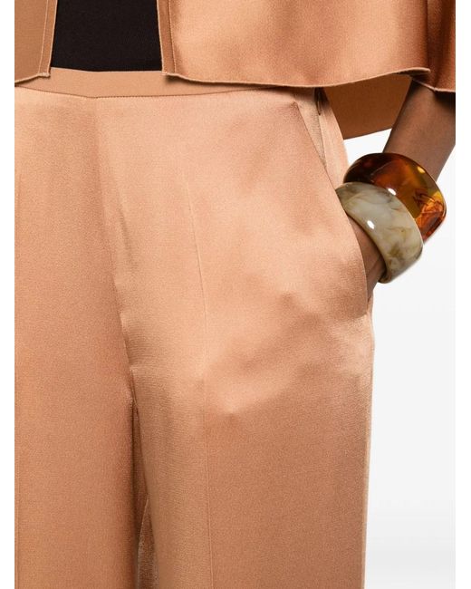Forte_forte White High-Waisted Trousers