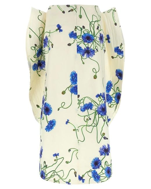 Stella McCartney Blue Ruffled Skirt