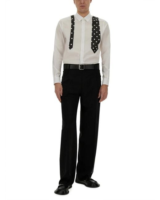 Moschino Couture Black Wool Pants for men