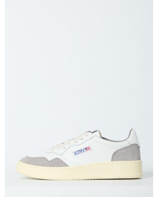 Autry White Medalist Low for men