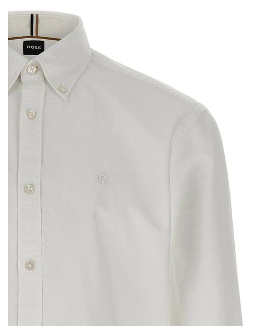 Boss White 'H-Liam-Bd-E-C1-253' Shirt for men