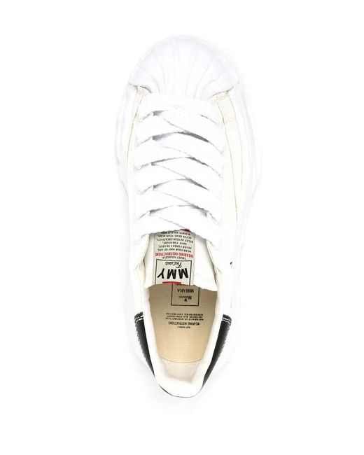 Maison Mihara Yasuhiro White "Blakey" Low Top Sneakers for men