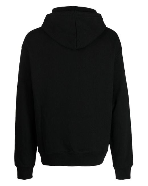 BBCICECREAM Black Running Dog Popover Hoodie for men
